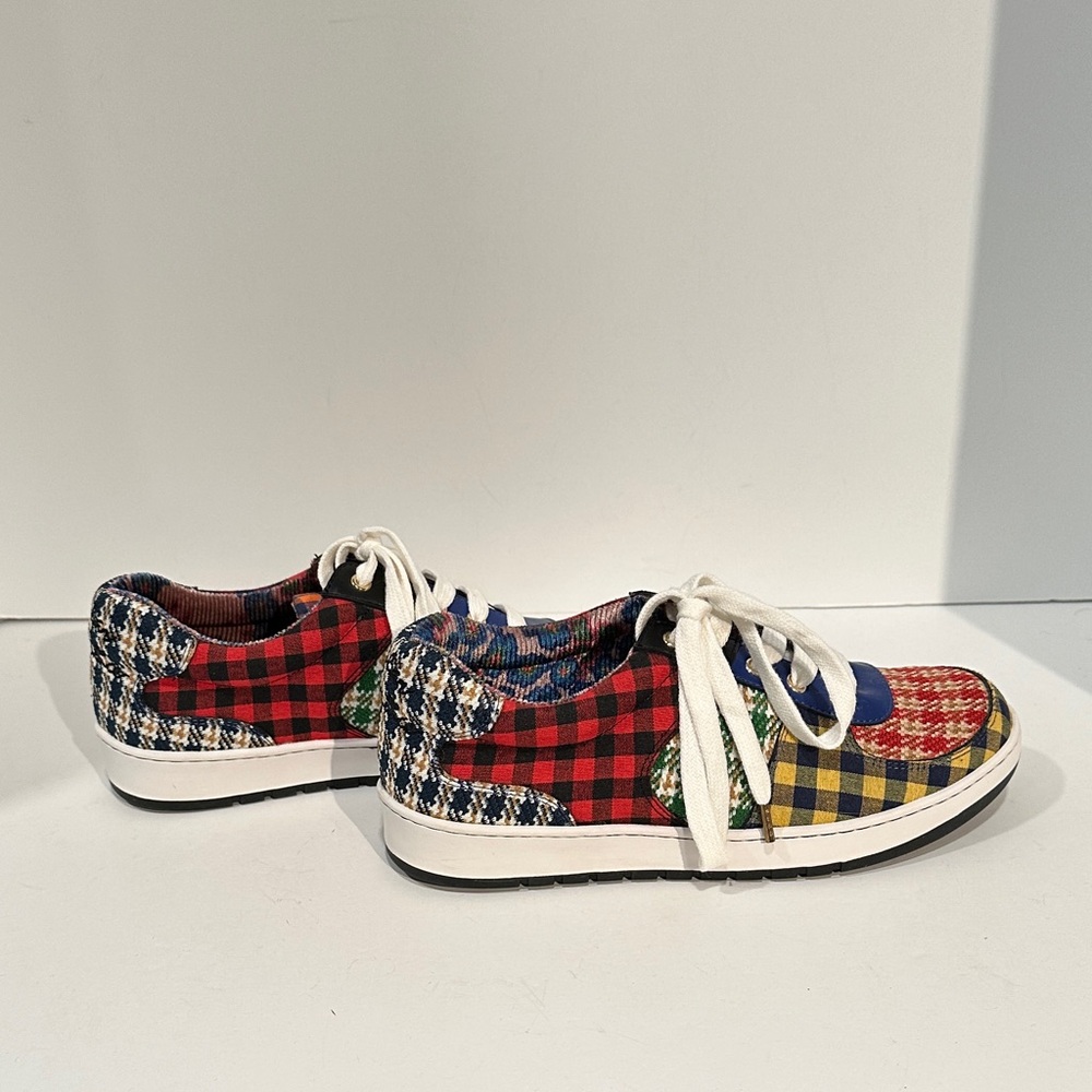Irregular Choice Plaid Tennis Shoes - Picture 5 of 6